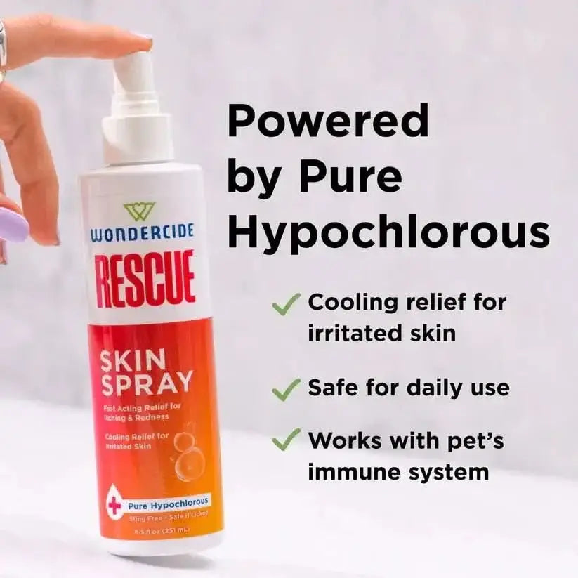 Wondercide Rescue Skin Spray for Pets Allergy Care 8.5oz - Talis Us