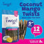 Woof Island Coconut and Mango Sticks Dog Treats with Fish Skin - Talis Us