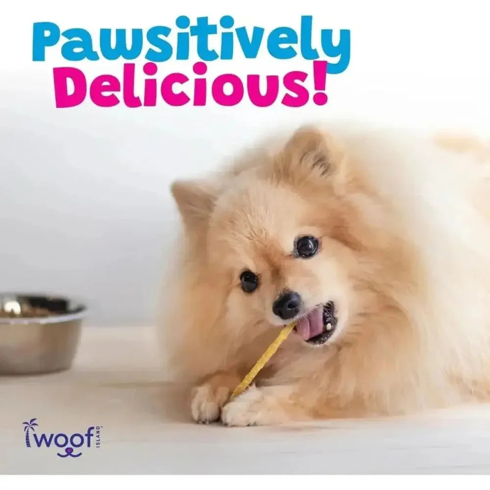 Woof Island Coconut Sticks - All Natural Rawhide Free Dog Chews for Healthy & Happy Pups - Talis Us