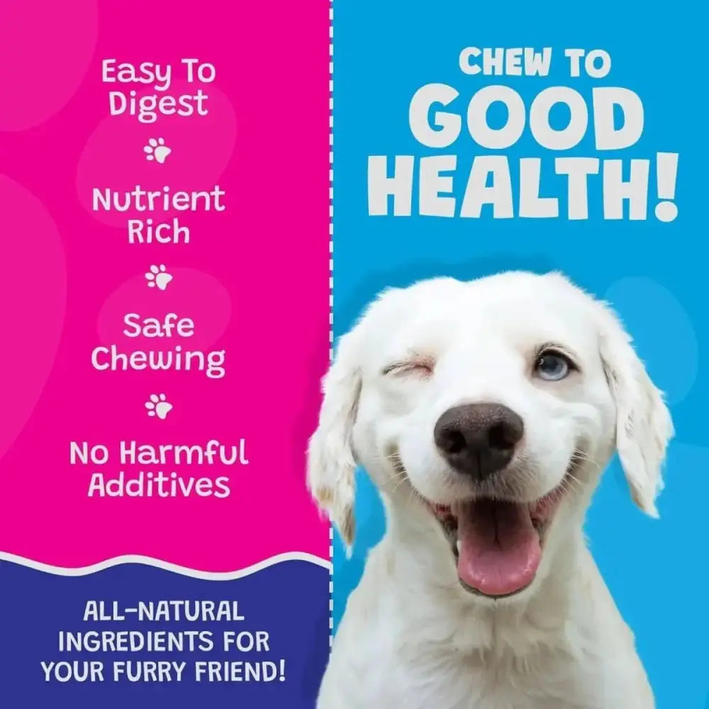 Woof Island Natural Rawhide Free Coconut Dog Bones Healthy Chews 2 pcs - Talis Us