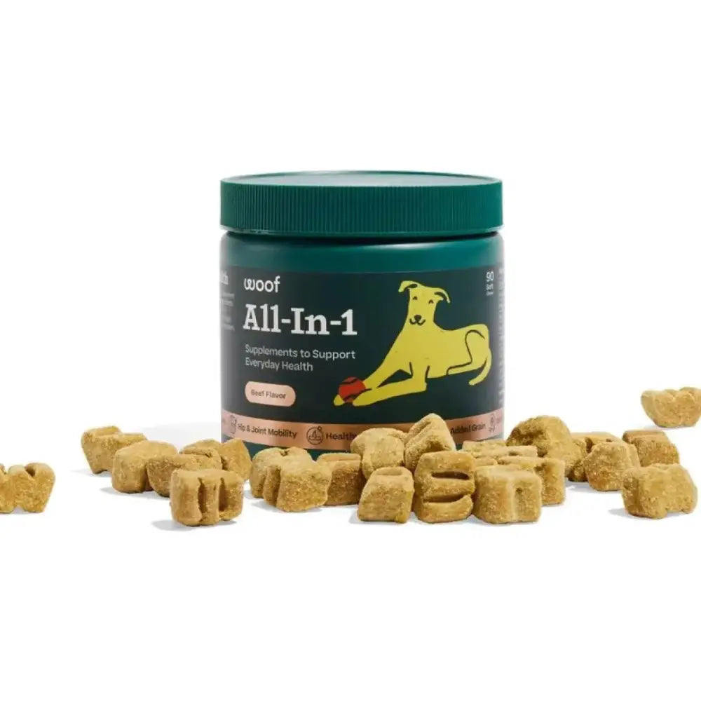Woof Pet All - In - 1 Beef Flavored Chew Vitamin Supplement for Dogs - Talis Us