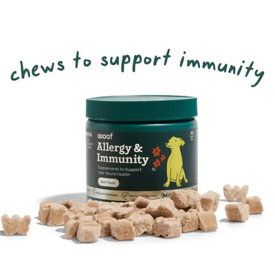 Woof Pet Allergy & Immunity Beef Flavored Chew Supplement for Dogs - Talis Us