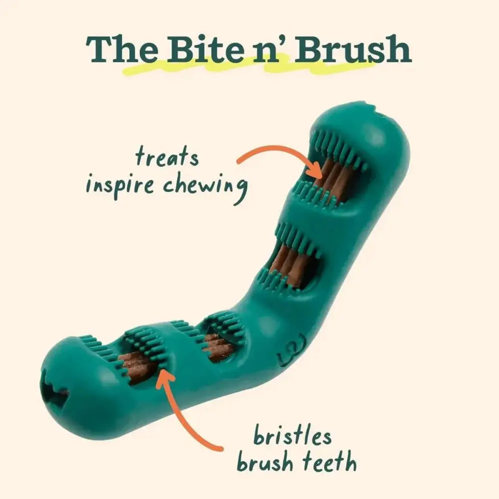 Woof Pet The Bite n' Brush Dental Chew Toy - Talis Us