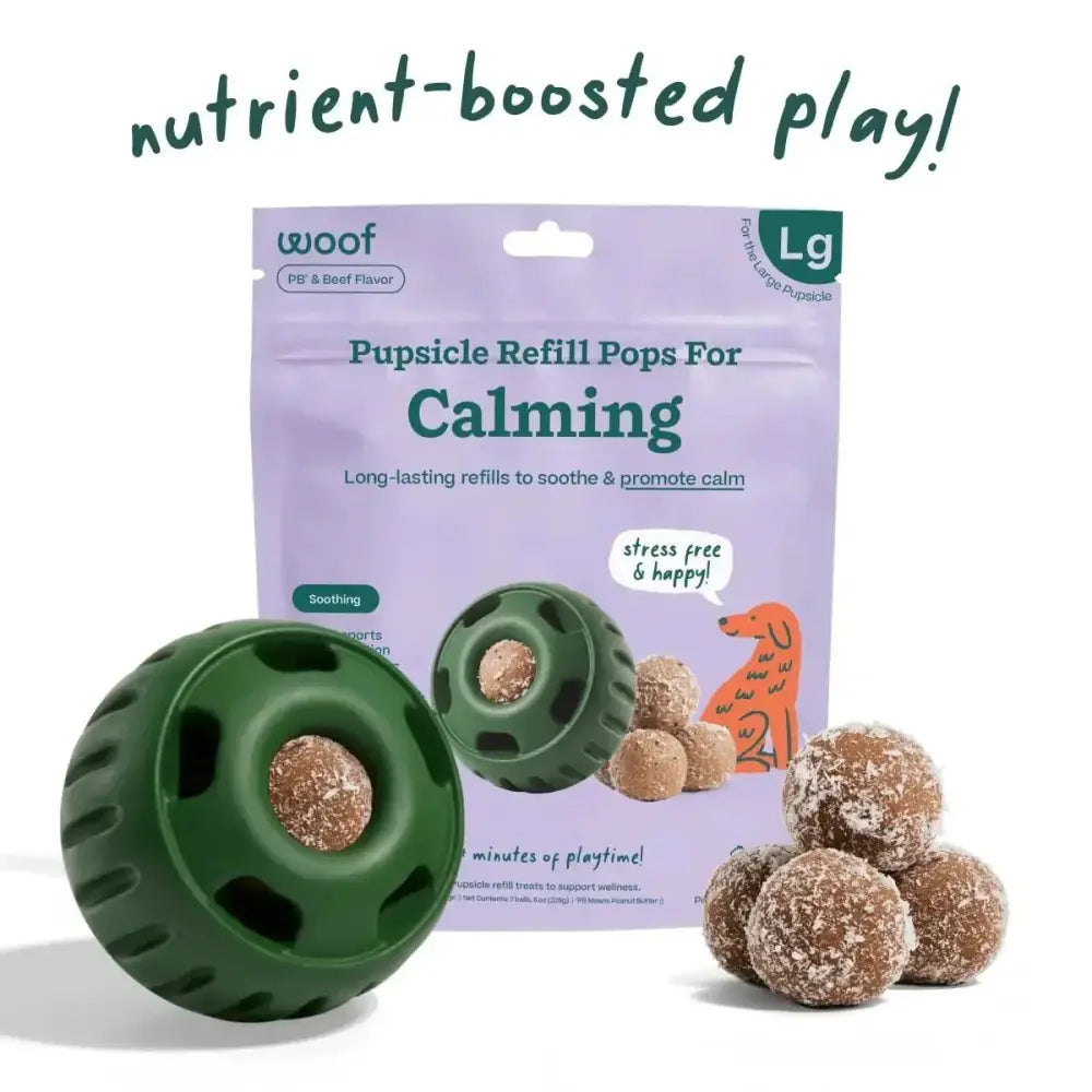 Woof Pet Calming Wellness Pops - Long Lasting Treats for the Pupsicle - Talis Us