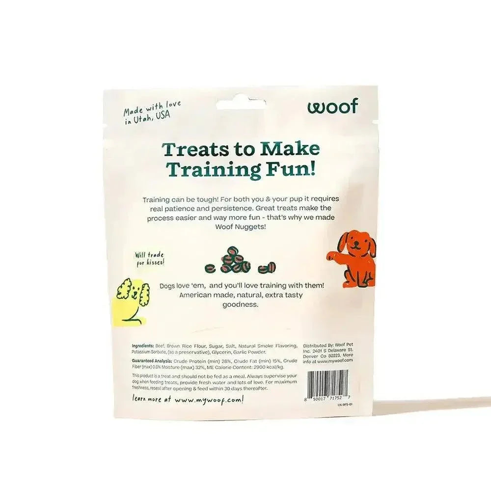 Woof Pet Love Nuggets Beef Training Treats - Talis Us