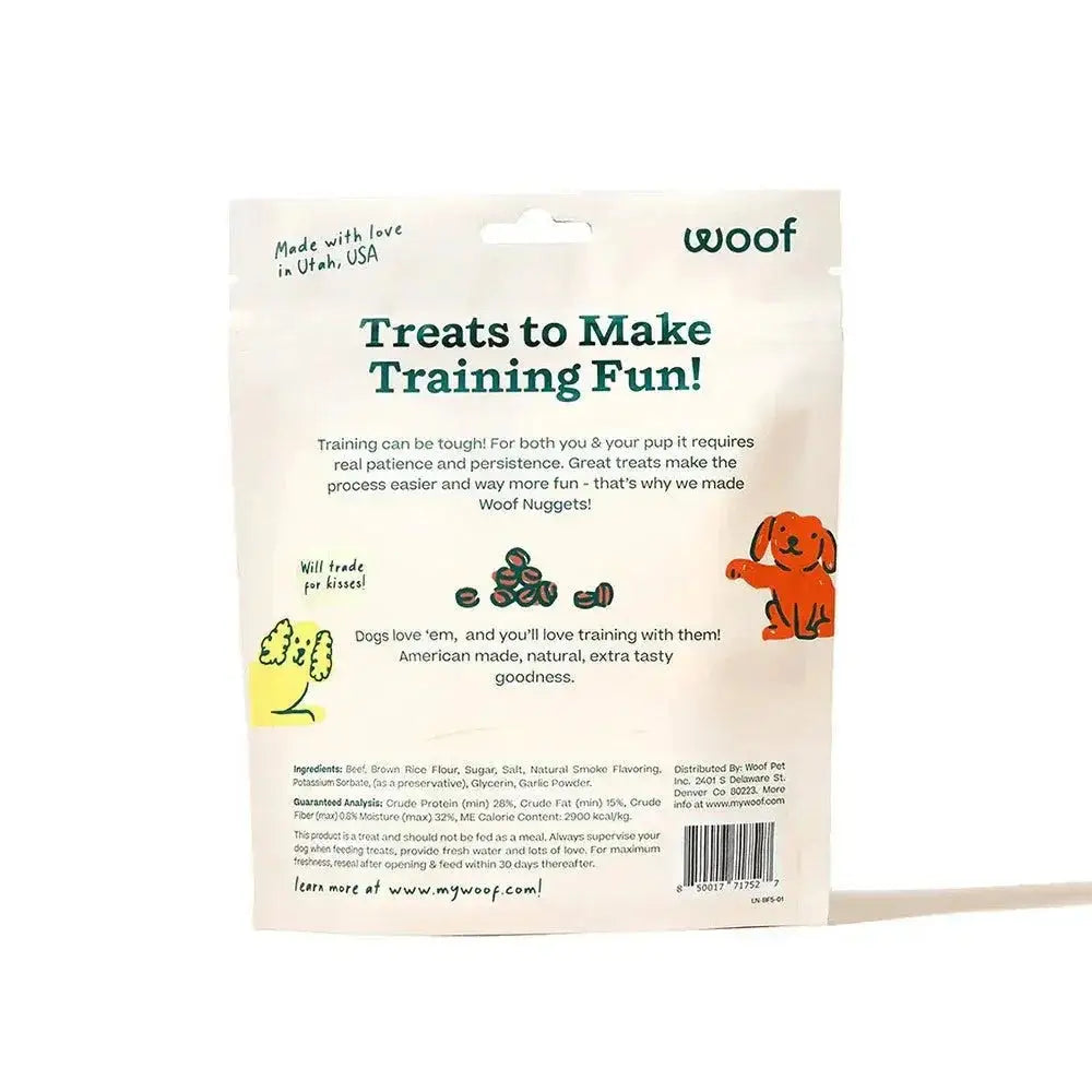 Woof Pet Love Nuggets Beef Training Treats - Talis Us