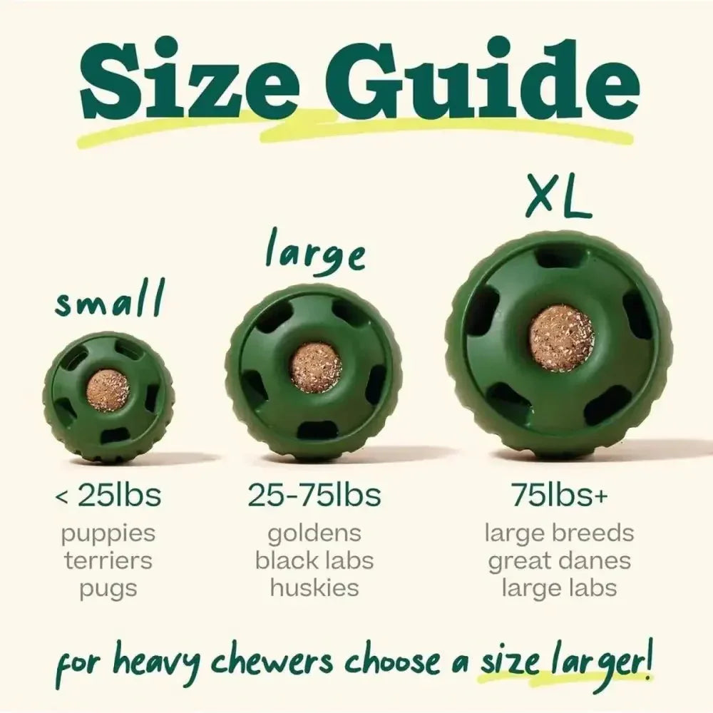 Woof Pet Pupsicle Long Lasting Refillable Dog Treat Dispenser Toy - Talis Us