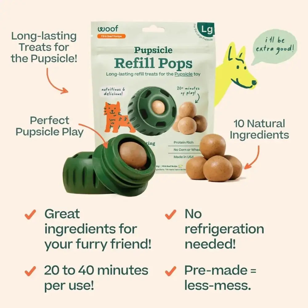 Woof Pet Pupsicle Pops Long Lasting Treats for the Pupsicle - Talis Us