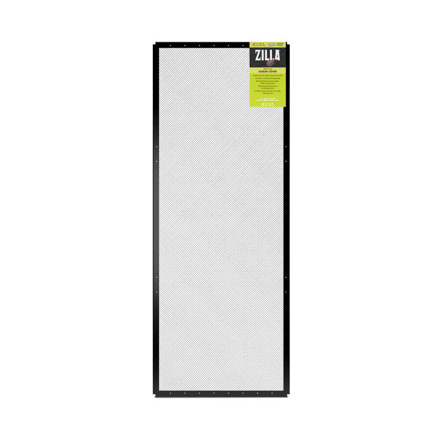 Enhance Your Reptile Habitat with the Zilla Solid Screen Cover - Black
