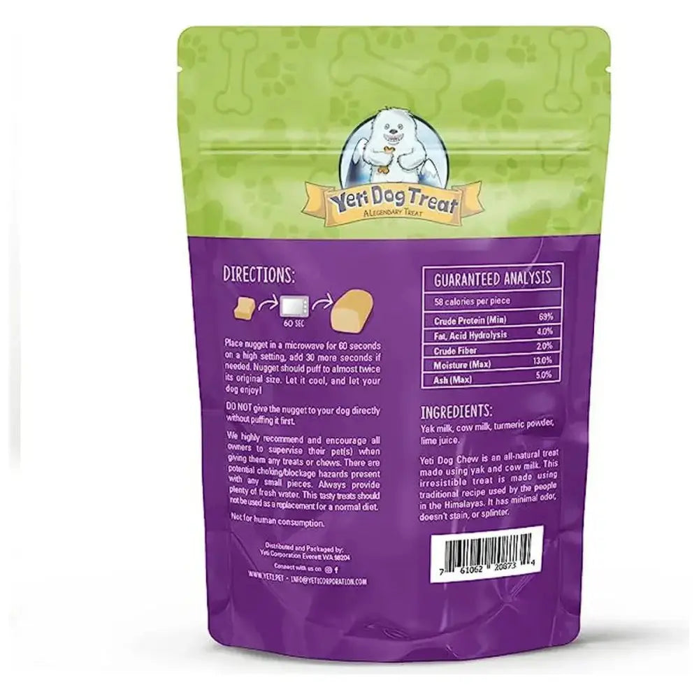 Yeti Dog Chew Natural Himalayan Yak Cheese Dog Nuggets Treats 6 pieces 3.5oz - Talis Us