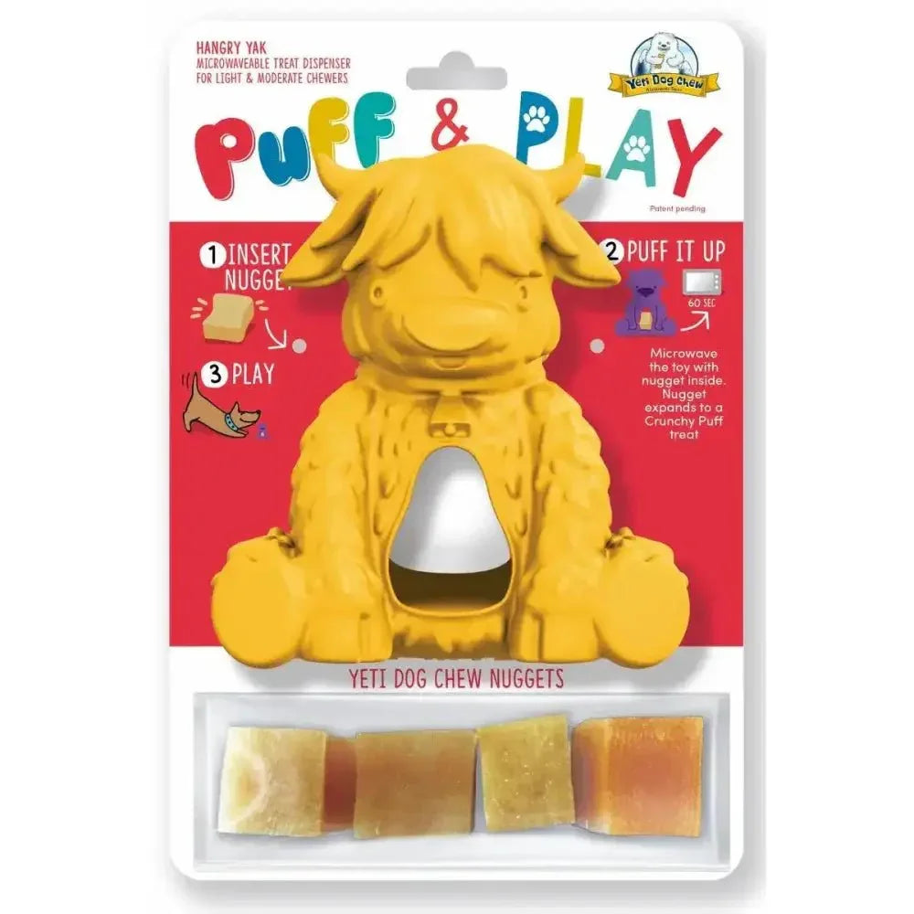 Yeti Dog Chew Puff & Play Hangry Yak Dog Chew Toy - Talis Us