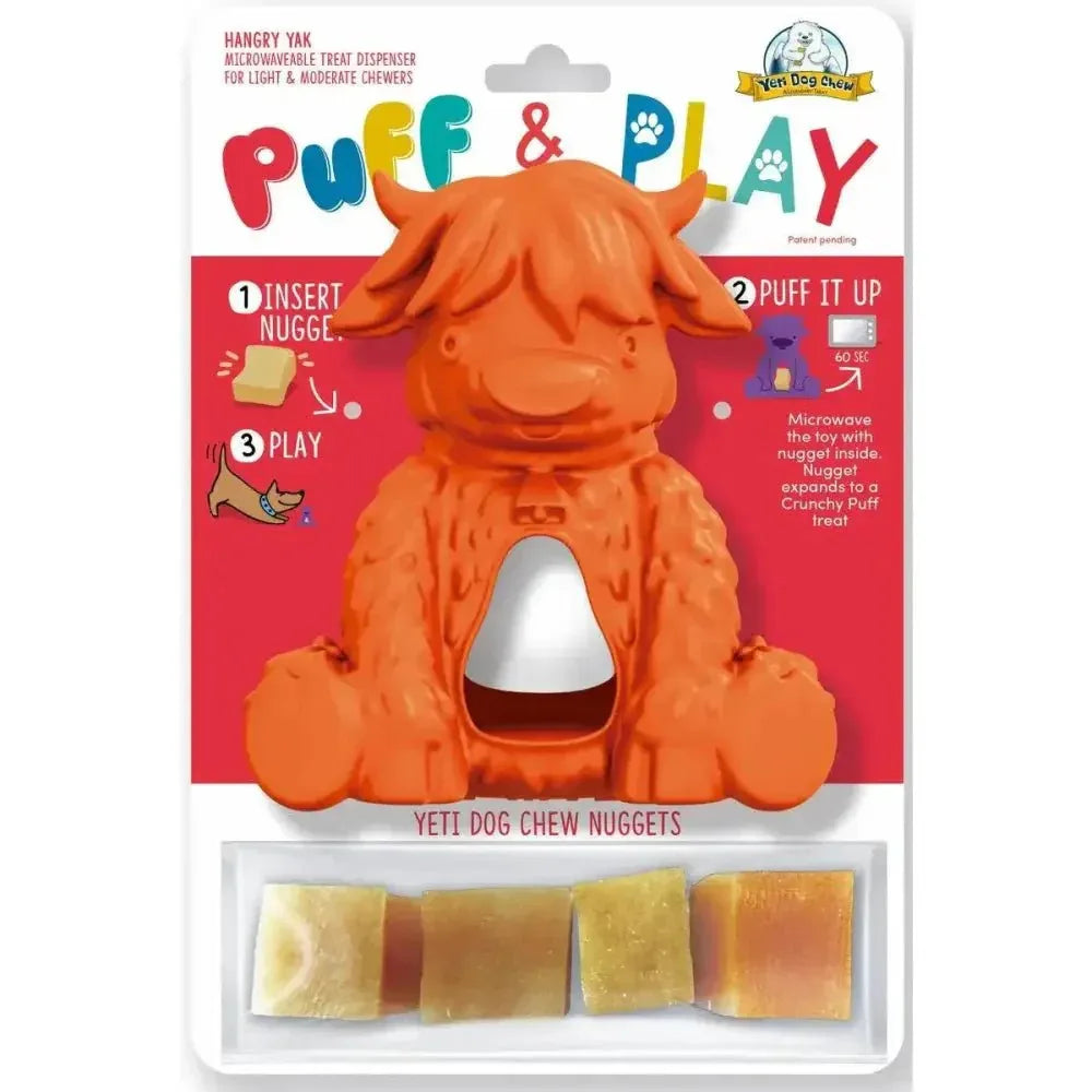 Yeti Dog Chew Puff & Play Hangry Yak Dog Chew Toy - Talis Us