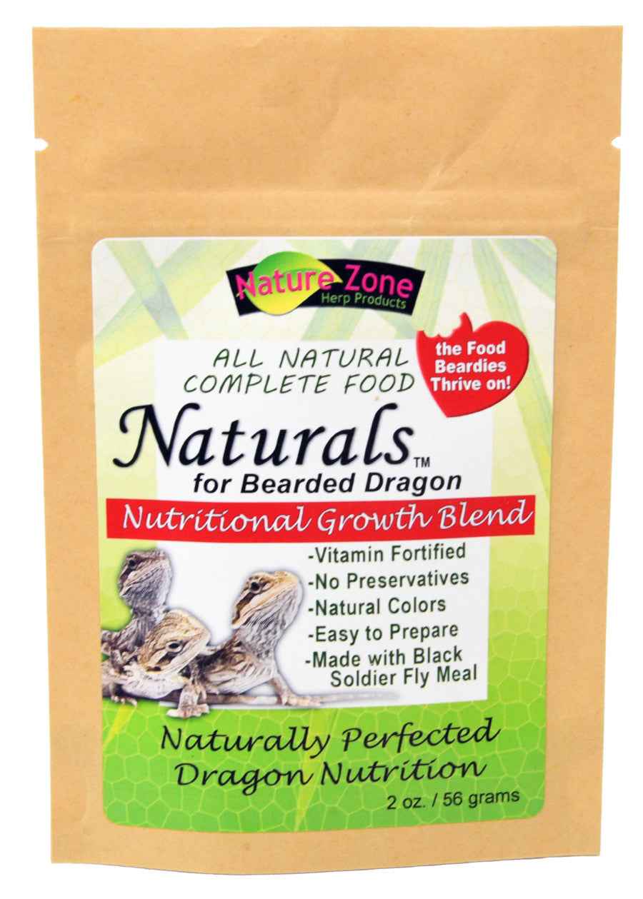 Nature Zone Naturals Bearded Dragons Food Growth Blend 2 oz