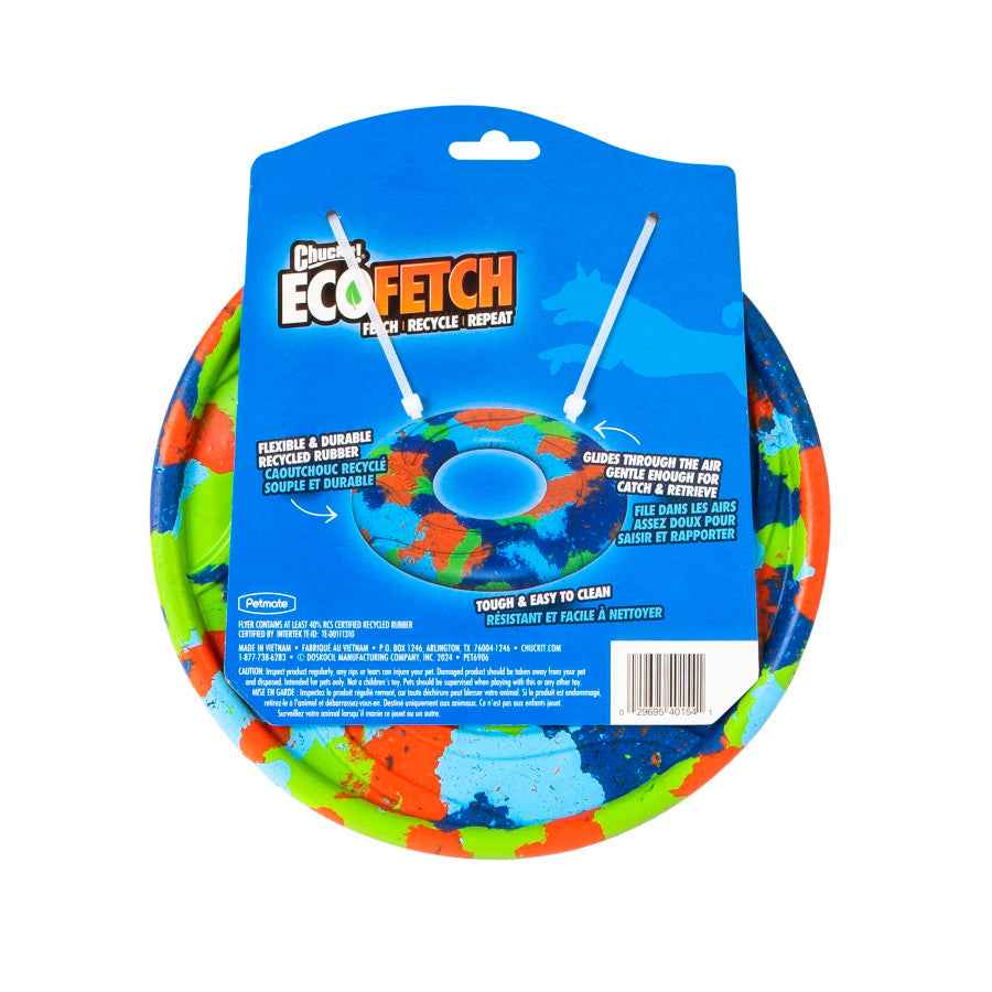 Chuckit! EcoFetch Recycled Rubber Flyer Dog Toy