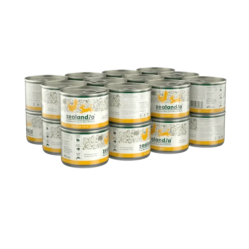 Zealandia Chicken Pate Wet Dog Food - Premium Nutrition 24 x 6oz cans - Talis Us