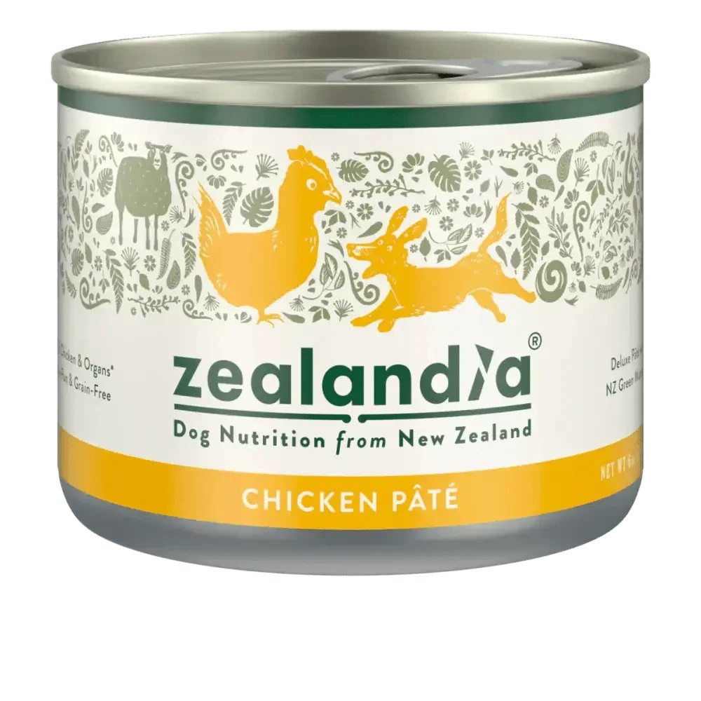 Zealandia Chicken Pate Wet Dog Food - Premium Nutrition 24 x 6oz cans - Talis Us