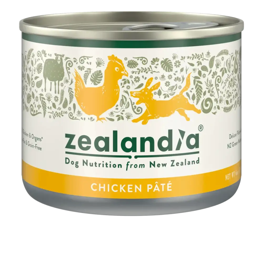 Zealandia Chicken Pate Wet Dog Food - Premium Nutrition 24 x 6oz cans - Talis Us