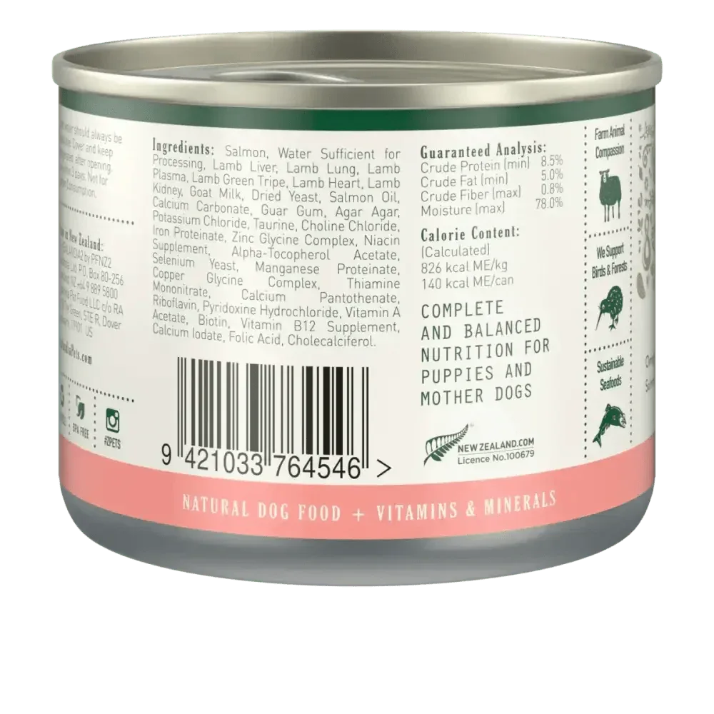 Zealandia Salmon Formula High Protein Wet Puppy Food 24 x 6oz cans - Talis Us