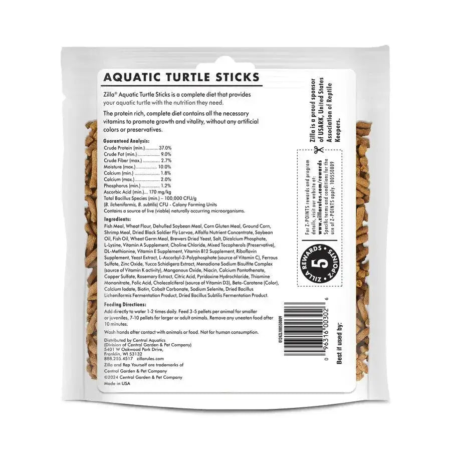 Zilla Aquatic Turtle Sticks 4.5 oz - Talis Us
