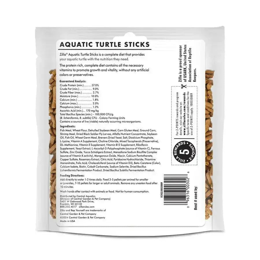 Zilla Aquatic Turtle Sticks 4.5 oz - Talis Us