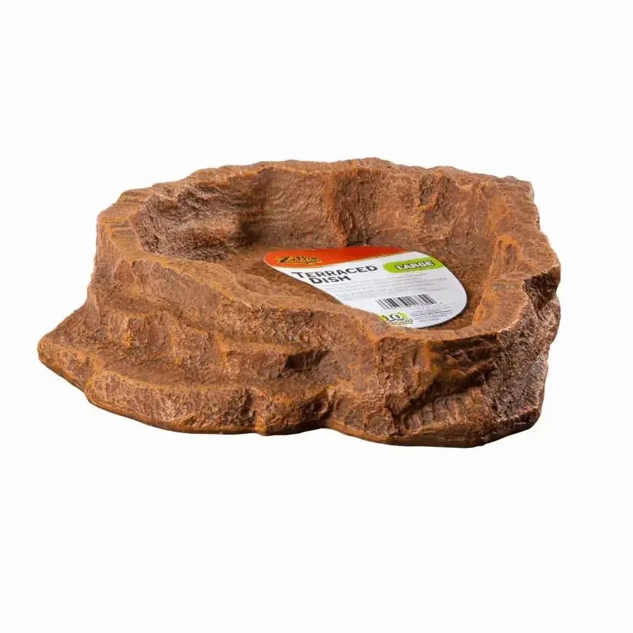 Zilla Decor Terraced Dish for Food or Water - Talis Us