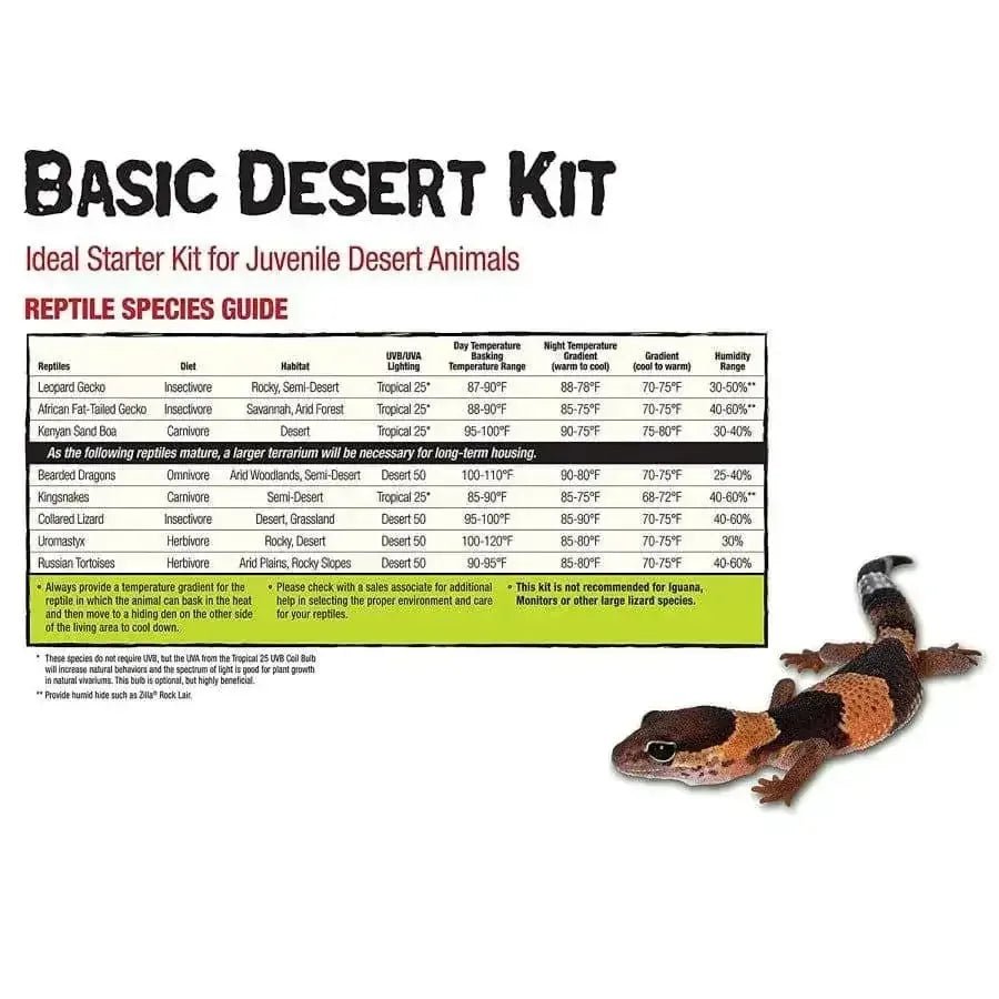Zilla Desert Reptile Terrarium Starter Kit 10 - Talis Us