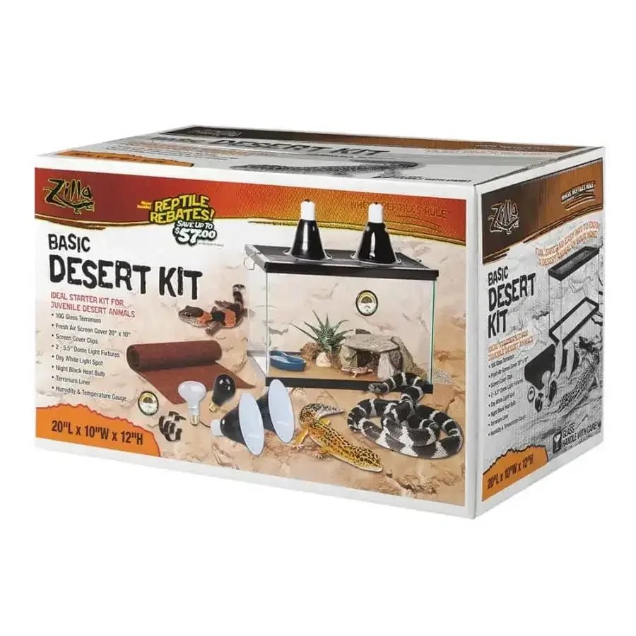 Zilla Desert Reptile Terrarium Starter Kit 10 - Talis Us