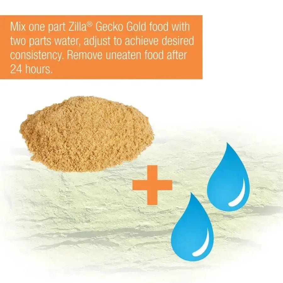 Zilla Gecko Gold Powdered Diet - Talis Us