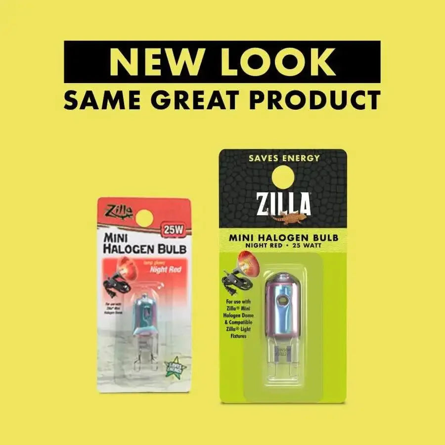 Zilla® Mini Halogen Bulb 25 Watt Day White Color 2.5 X 0.75 X 4 Inch Zilla®
