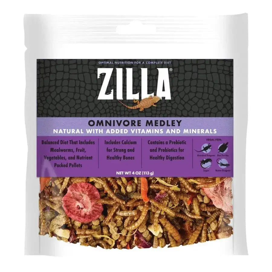 Zilla Omnivore Medley Diet 4 oz - Talis Us