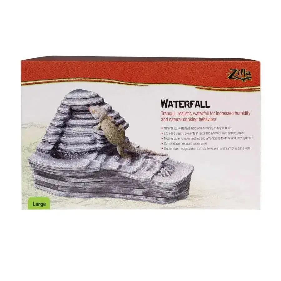 Zilla Reptile Waterfall Decor Fits any Terrarium Tropical Paradise. Zilla®
