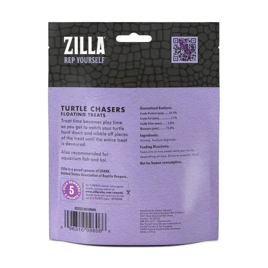Zilla Turtle Chasers Floating Treats Shrimp - Talis Us