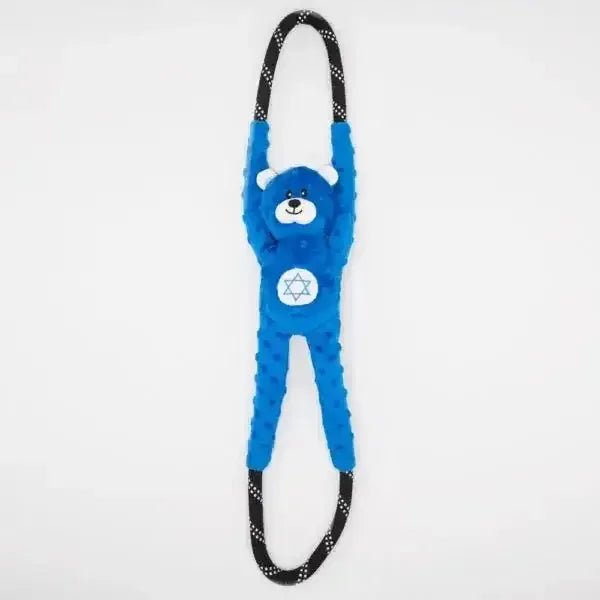 Zippy Paws Hanukkah RopeTugz Bear Dog Toys - Talis Us