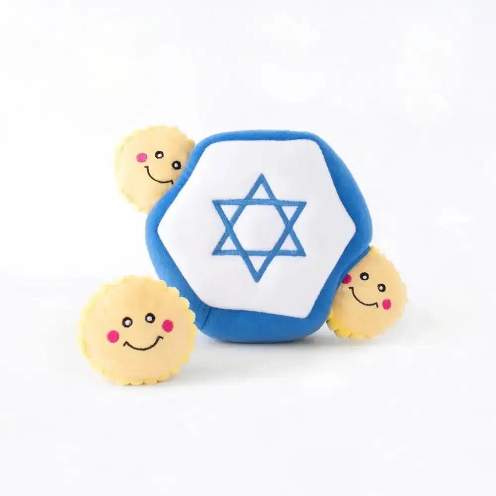 Zippy Paws Hanukkah Zippy Burrow Star of David Dog Toys - Talis Us