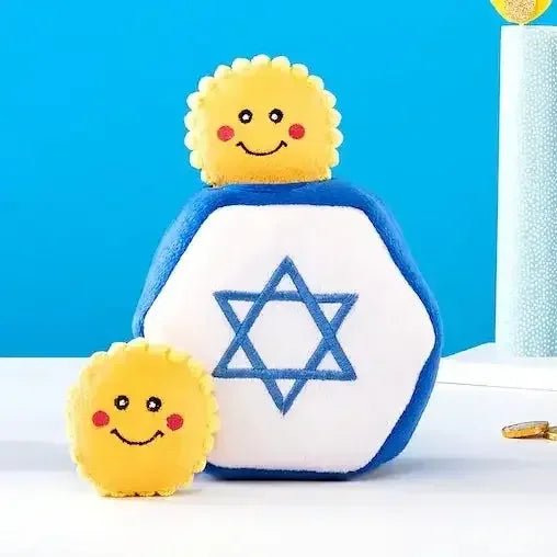 Zippy Paws Hanukkah Zippy Burrow Star of David Dog Toys - Talis Us