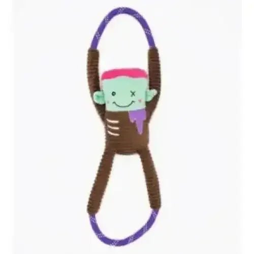 ZippyPaws Halloween RopeTugz Zombie Dog Toys - Talis Us