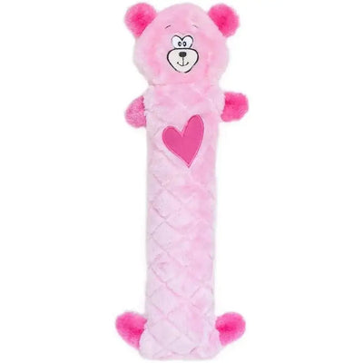ZippyPaws Jigglerz Pink Bear Dog Toys - Talis Us