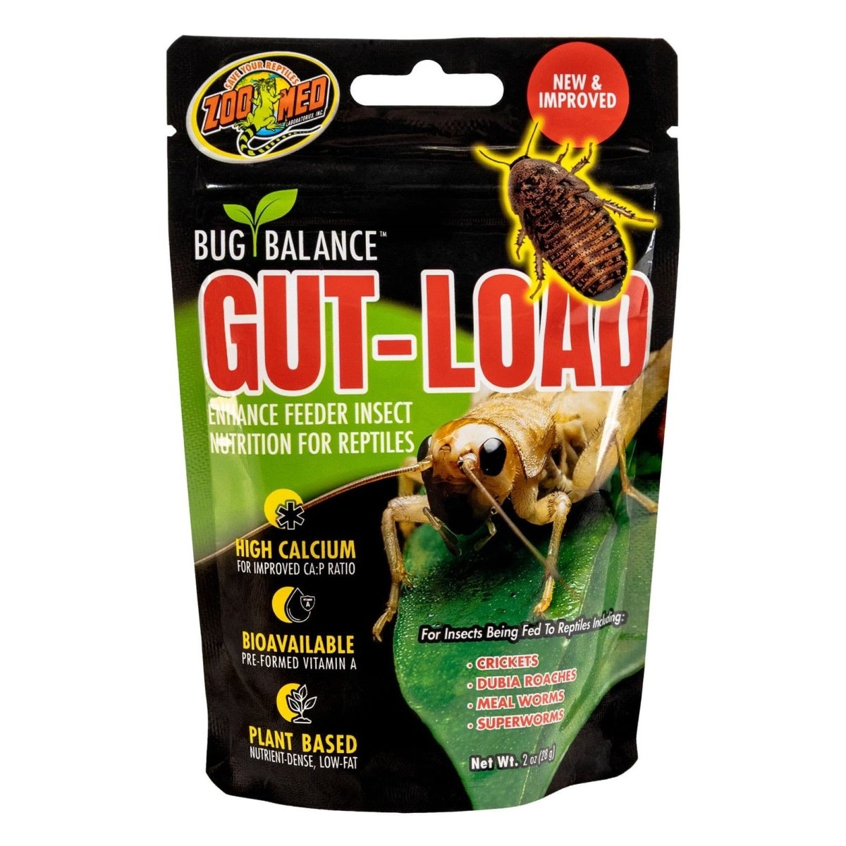Zoo Med Bug Balance Gut - Load Reptile Supplement 2 oz - Talis Us
