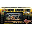 Zoo Med Laboratories reptile enclosure 4x2x2 with natural wood decor for reptiles and amphibians