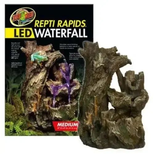 Zoo Med Repti Rapids LED Waterfall - Wood Style - Talis Us