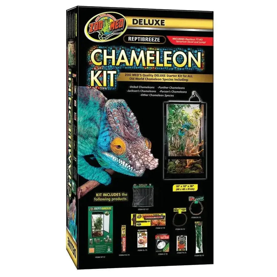 Zoo Med ReptiBreeze Deluxe Chameleon Starter Kit 18In X 18In X 36 in - Talis Us