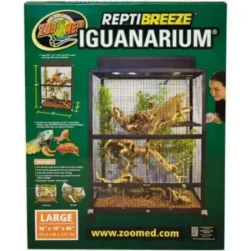 Zoo Med ReptiBreeze IguanArium Habitat Large Zoo Med Laboratories