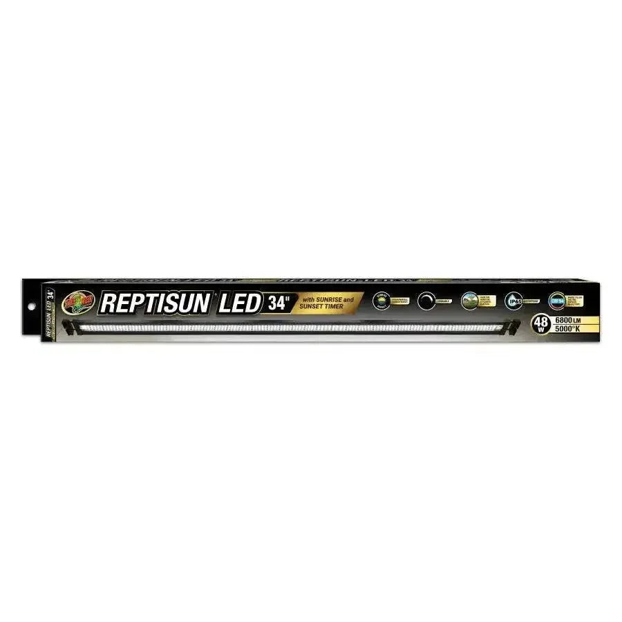 Zoo Med Reptisun LED w/Sunrise & Sunset Timer Terrarium Hood - Talis Us