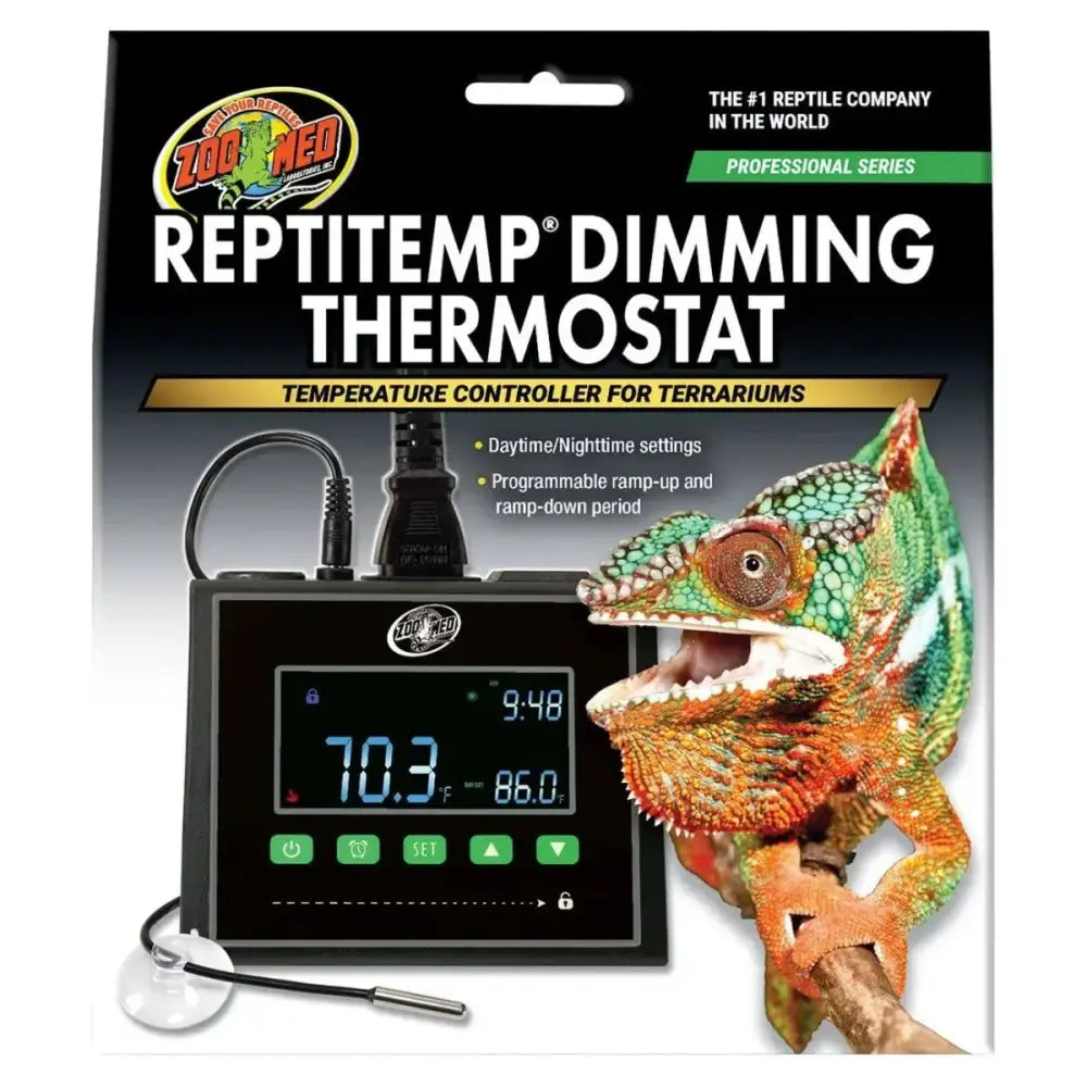 Zoo Med ReptiTemp Dimming Thermostat – Precision Heat Control for Your Reptile's Habitat - Talis Us