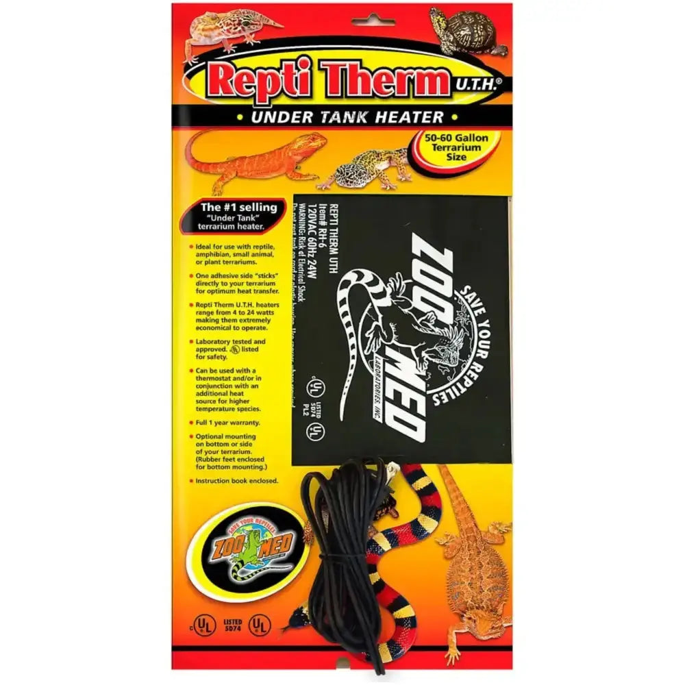 Zoo Med Repti Therm Under Tank Heater for reptiles, suitable for 50-60 gallon terrariums