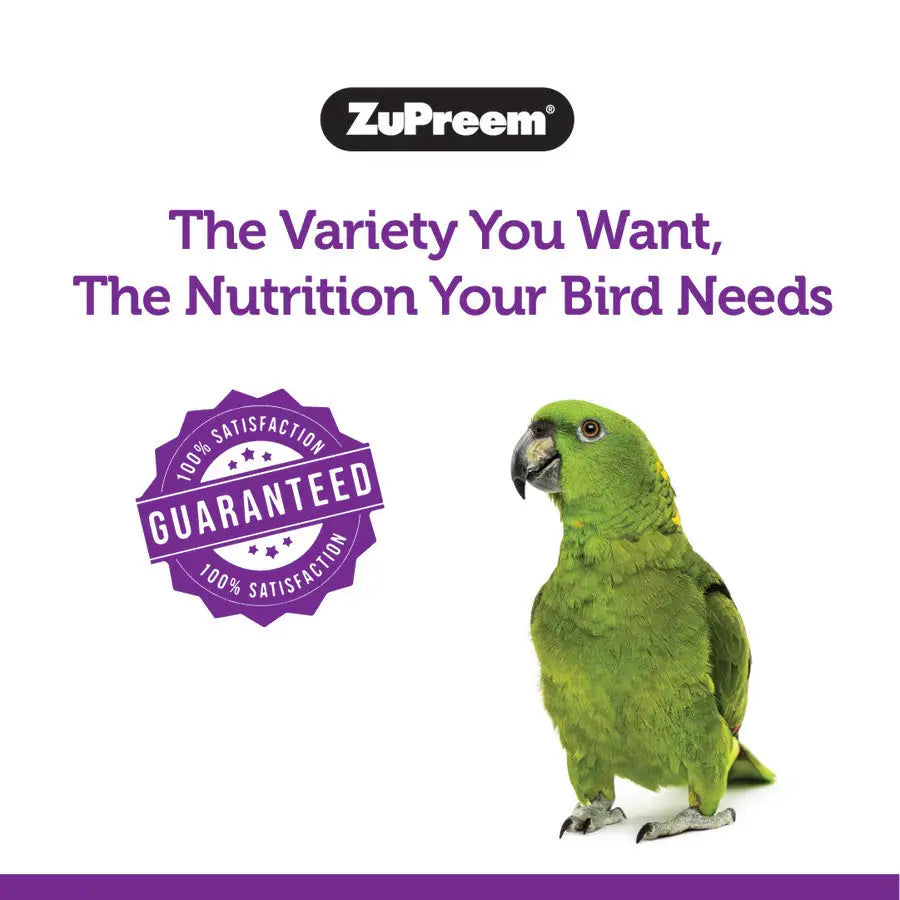 ZuPreem Pure Fun bird food with nutritional benefits for a healthy, happy pet bird