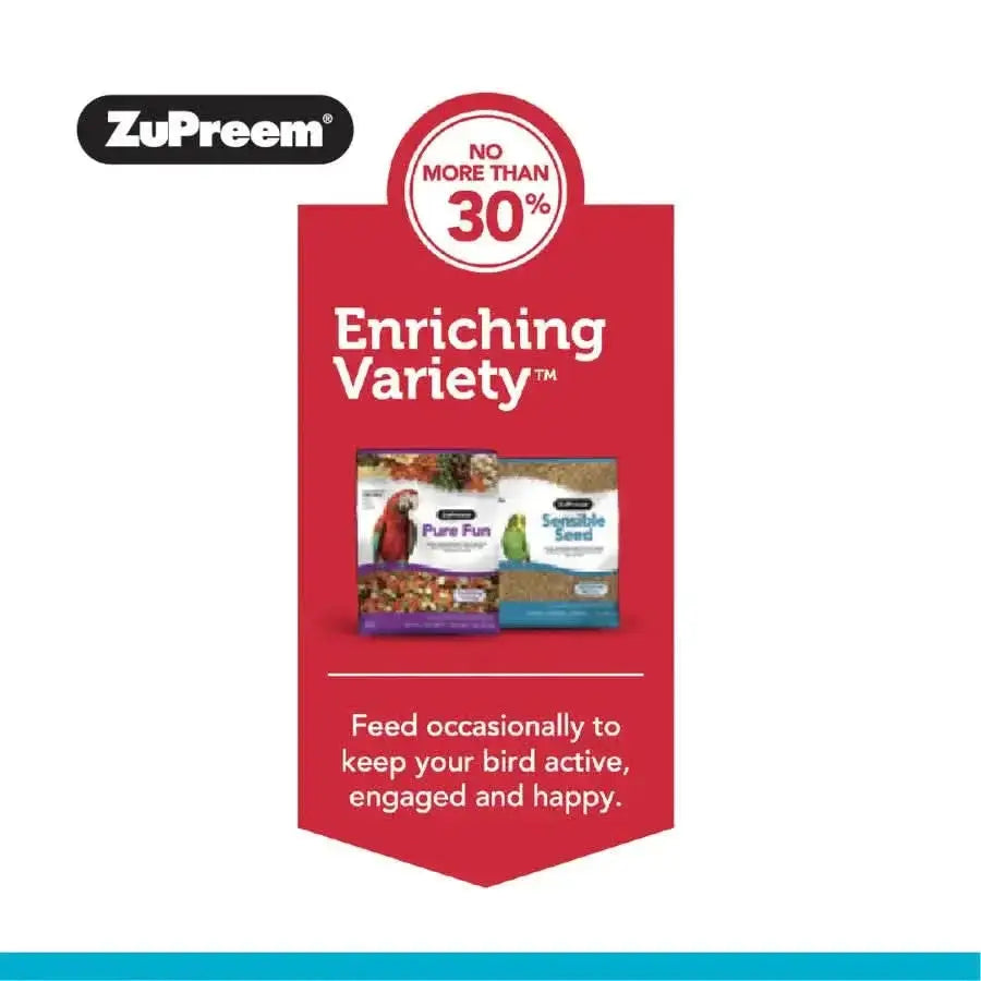 ZuPreem Sensible Seed Bird Food for Large Birds 1ea/2 lb ZuPreem